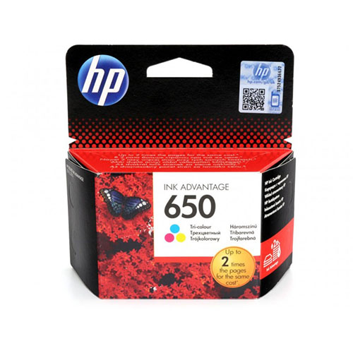Tinteiro HP 650 2515/3515 Color (CZ102AE)