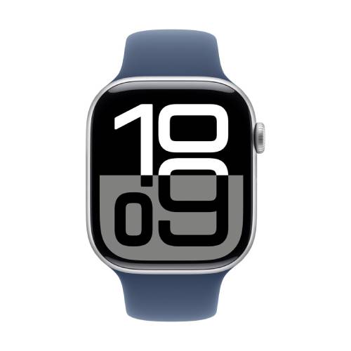 Apple Watch S10 GPS 46mm Silver Al Denim Sport (S/M)