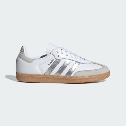 Tênis Samba OG - Branco Núvem / Prateado / Cinza - ADIDAS