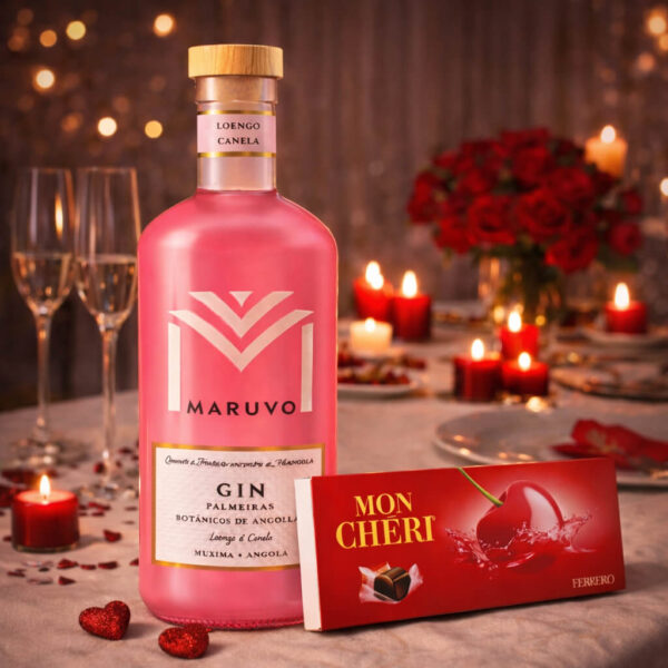 Gin Maruvo de Loengo e Canela & Chocolates Mon Chéri