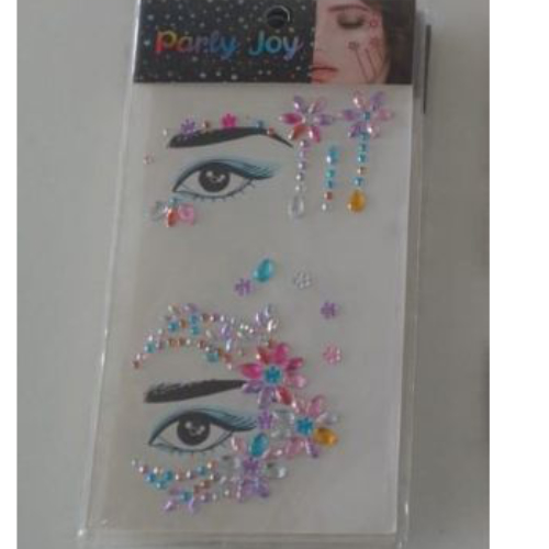 Adesivo Facial Colorido - PARTY JOY