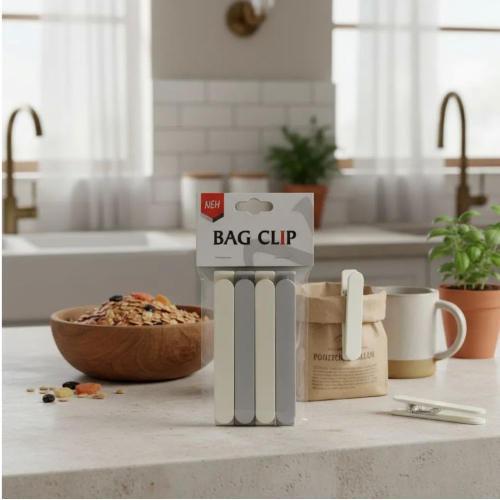 Conjunto de Clipes Vedantes para Sacos (Bag Clip) – 4 un