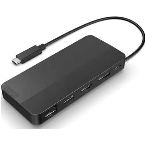 DOCK.STAT. USB-C Dual Display Travel Dock (w/ adapter) - LENOVO