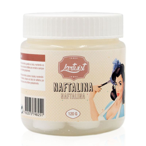 Naftalina em bolas boião 120g - LARTWIST