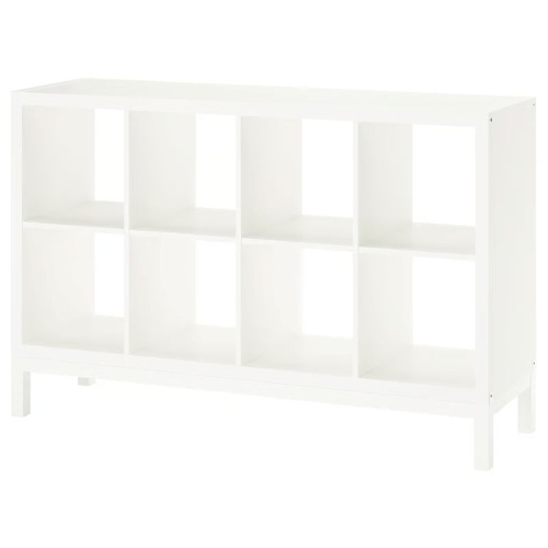 Estante c/Estrutura Inferior - Branco/Branco 147 x 94 cm - KALLAX