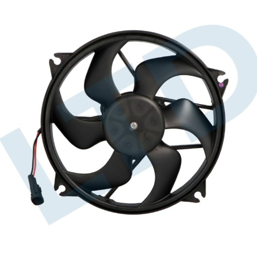 Ventilador de Radiador com Estrutura sem Resistência e Módulo de Comando - 1253F8 (Ø: 367 mm, 12V) - LTD