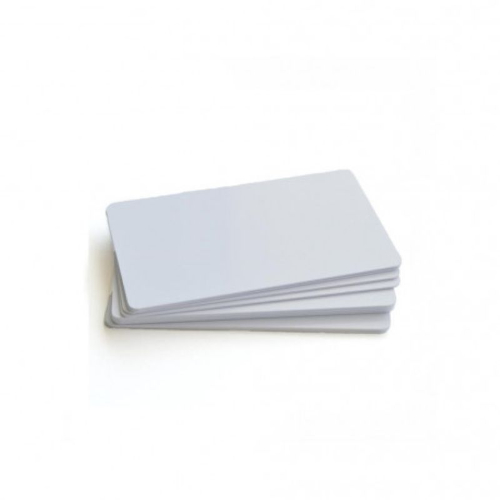 Cartão em Plástico RFID com Chip TK4100 (125 kHz) - Branco Brilhante ID-1 - Pack 10 un