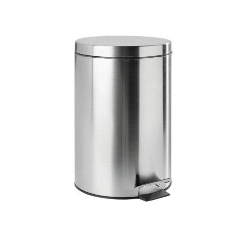 Balde de Lixo Redondo Inox com Pedal – 40L